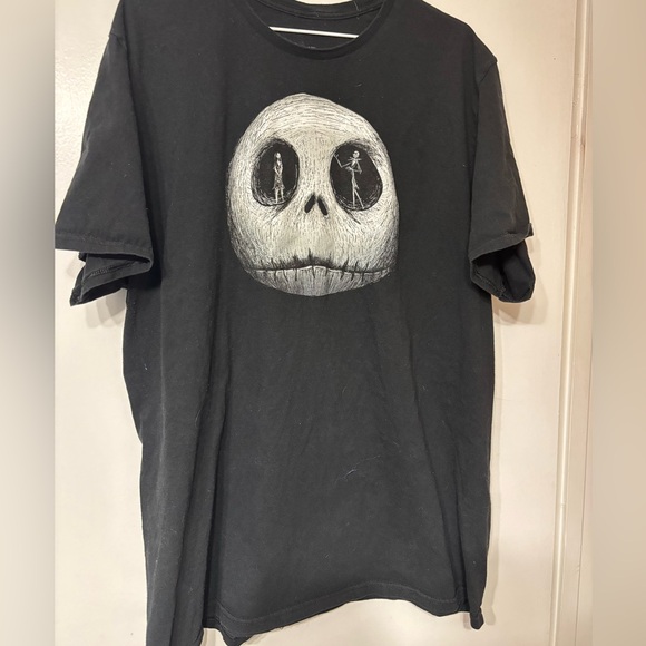 Disney Other - Disney Black T-Shirt with Skull Graphic